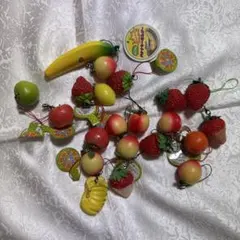 フルーツ　食品サンプル　ストラップ