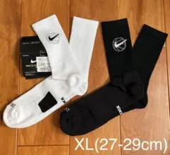 新品　ナイキ　XL(27-29cm)バスケット　エブリデイ　クルーソックス　2足