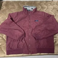 【極上】90s USA製L.L.BEAN ウォームアップジャケット ボルドー短丈
