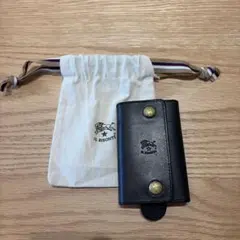 IL BISONTE ブラックキーケース　黒