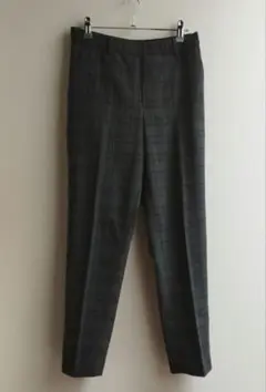 UNIQLO　アンクルパンツ　グレー系チェック M