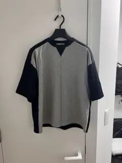 rdv o globe バイカラー 切替 オーバーサイズ Tシャツ サイズ1
