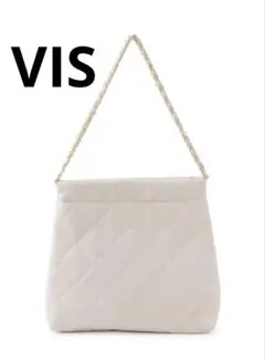 VIS ビス キルティングチェーンボーホーバッグ キナリ 高見えトートバック
