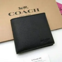新品　本日特別価格　COACH　折り財布　メンズ