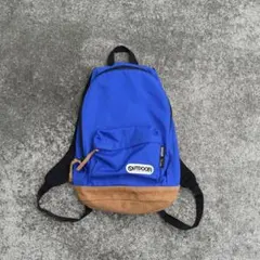 美品90s 00s outdoor products リュック スエード ブルーのサムネイル