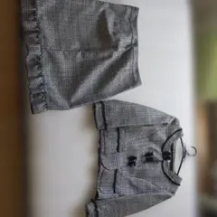 ツイードジャケットとスカートセット