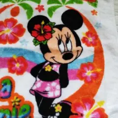 ディズニー ミニーマウス ハワイアン ハンドタオル