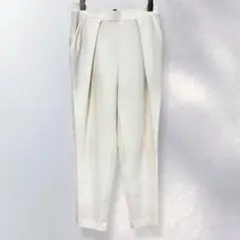 リエス Liesse タックテーパードパンツ シンプル 無地 綺麗め《k561