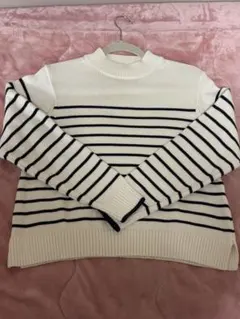 【新品】UNIQLO ストライプセーター Mサイズ