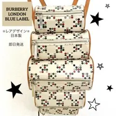 バーバリー ブルーレーベル　個性派　レア　リュックサック ビンテージ　レトロ上品