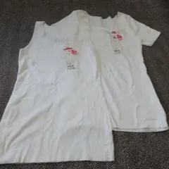 【タグ付き新品】女児 肌着 下着 150 女の子 切りっぱなし ラインレス