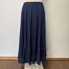 ギャバジンkt フレアーロングスカート