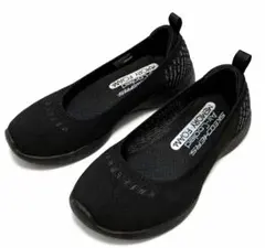 スケッチャーズ スリッポン フラットシューズ 黒