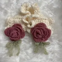 ヘッドドレス　ハンドメイド　ロリータ　編み物