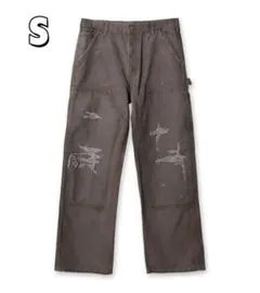 プ*社様 偽物注意　KAMIYA BORO PAINTER PANTS ブラウン プ*社様 偽物注意 KAMIYA BORO PAINTER PANTS ブラウン - メルカリ