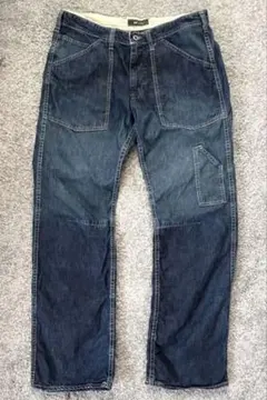 FOB FACTORY F0282 デニム ベーカーパンツ LL ベイカーパンツ