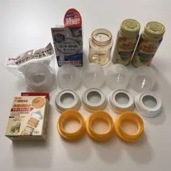 母乳実感　ミルクポンW キャップ　アタッチメント　ほほえみ　らくらくミルク