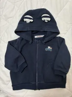 ファミリア　くま耳パーカー　80cm