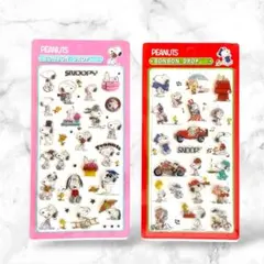 3D立体シール 2枚セット ボンボンシール スヌーピー