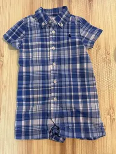 Ralph Lauren チェック柄ロンパース 6M