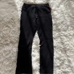 DOUBLE.B ミキハウス　120サイズkids ストレッチパンツ　ブラック