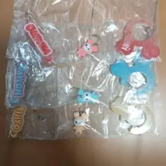 TWICE アクリルカラビナ　フロッキーマスコット　ナヨン.ジヒョ.チェヨン