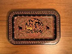ミャンマー 漆器 トレイ アジア雑貨