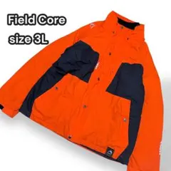 ワークマン フィールドコア 大きいサイズ 防風防寒2WAYジャケット【3L】橙色