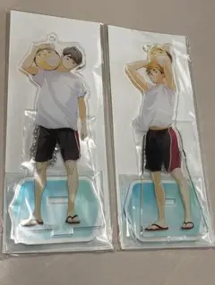 ハイキュー 文房具カフェコラボ アクリルスタンドキーホルダー 稲荷崎 宮侑　宮治