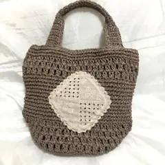サマンサモスモス レース ペーパー トートバッグ モカ - メルカリ