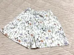 両ポケット付花柄ショートパンツ キッズ 女の子 120cm 夏服
