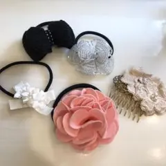 まとめ売りリボン ヘアゴム 髪飾り カチューシャ ヘアピン