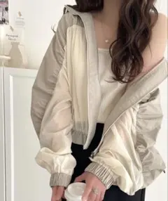 classicalelf スタンドカラーブルゾン