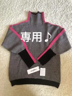 【新品・未使用】 セーター 蛍光色 ネオンピンク ピンク