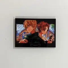 地縛少年花子くん　化け猫旅館　イラストカード　輝＆茜
