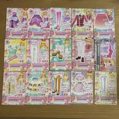 アイカツ　カード　エンジェリーシュガー　星宮いちご　15枚セット