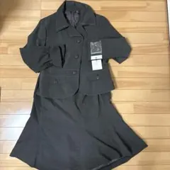 スカートセットアップ 15号 チャコールブラウン