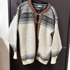DALE OF NORWAY ノルディック柄 ウールニット カーディガン M