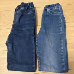 GU あったか裏地　デニム