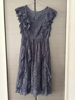 Snidel レース ワンピース ネイビー