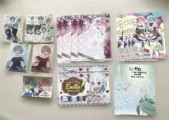 Re:ゼロから始める異世界生活　ポストカード　ステッカー　レム　ラム　エミリア