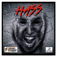 赤 Hass 卓球 ラバー 表 ソフト ザウエル&トレーガー A1