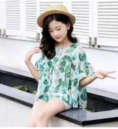 ★セール中★ トップス✕ショートパンツ　セットアップ　上下セット＊キッズ 120