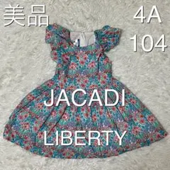 ジャカディ　JACADI ワンピース　リバティ柄　LIBERTY ノースリーブのサムネイル