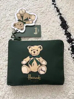 Harrods テディベア エコバッグ　イギリス　ロンドン　ハロッズ