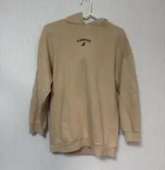 KANGOL ベージュ フード付きパーカー 150cm