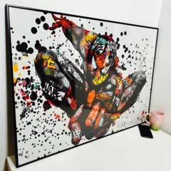 水晶絵 スパイダーマン MARVEL マーベル 絵画 壁掛け 絵 アートパネル