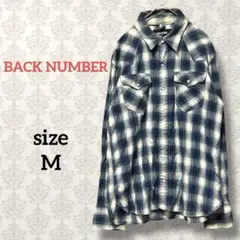 バックナンバー【M】チェックウエスタンシャツ 長袖 アメカジ スナップボタン