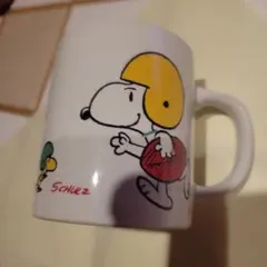 スヌーピーレトロ！1970年代マグカップ・ラグビー