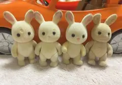 【シルバニアファミリー ウサギ人形 4体セット】